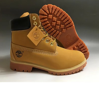 Classic Wheat Yellow Ankle Boots for Men Simple Outdoor Hiking Shoes